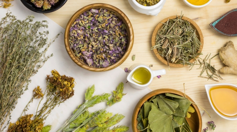 flat-lay-natural-medicinal-herbs